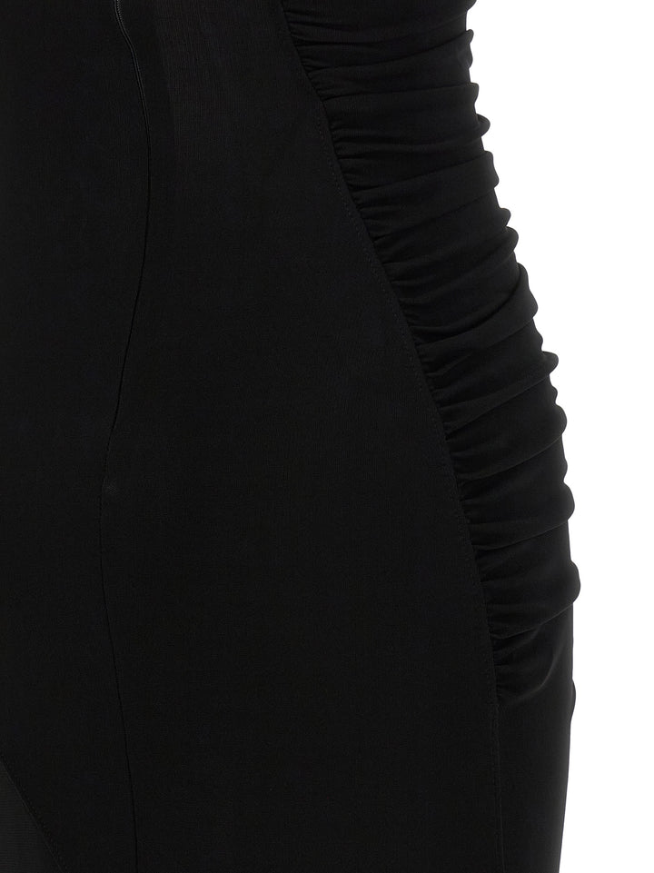 Victoria Beckham Curling Dress Abiti - Nero | 7bf89772b96815e6d4e61ac35b730d21553ebcc9