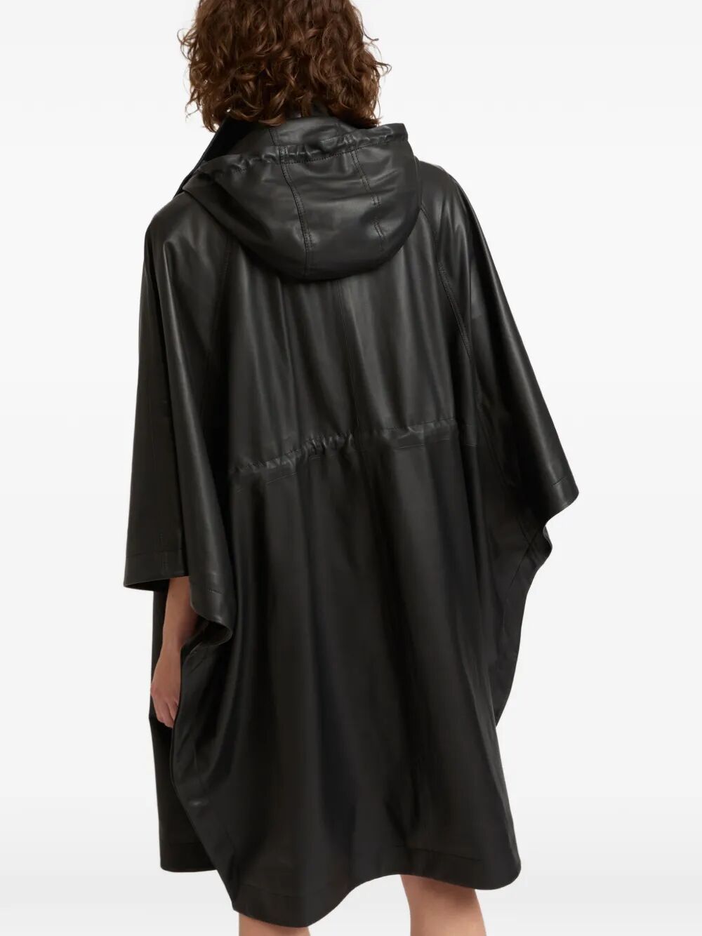 Yves Salomon Cape - Nero | d94bba4cea4f8aba1551796e44e292ddd7b4db9c