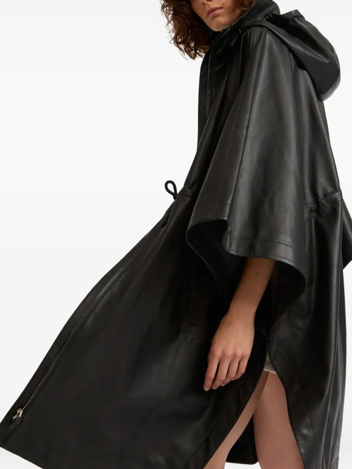 Yves Salomon Cape - Nero | 8fc98f1cc0626fd4caaf29129017f702d20a17d4