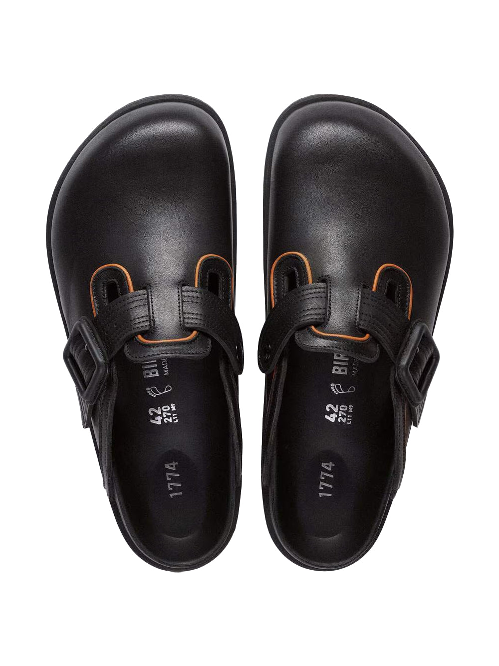 Birkenstock 1774 Mules - Nero | 270a4eafc5a63f54e5854ff7021313907ecc9d33