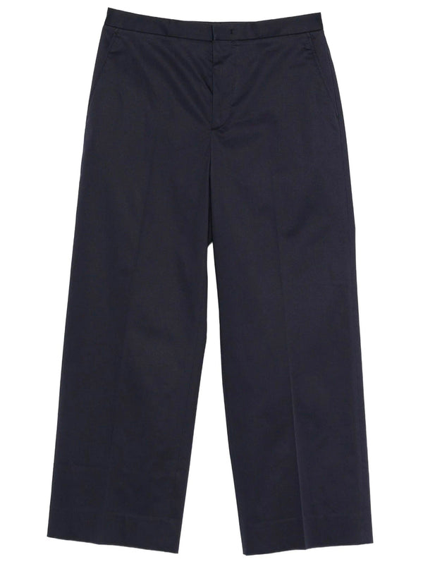 Pantaloni Angel In Cotone Con Piega Stirata