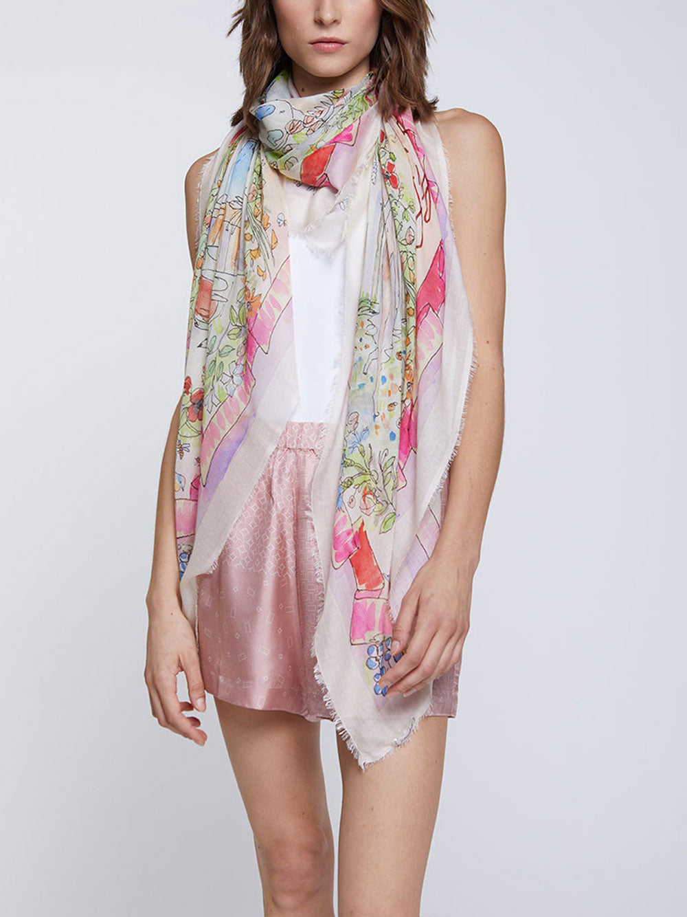 Faliero Sarti Scarves - Multicolour | bbe1257d99add637bdbf8477623183ee187988a4