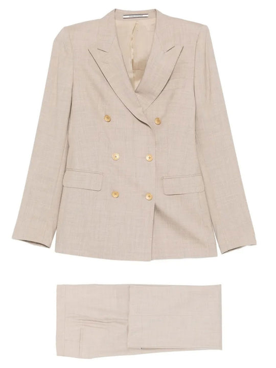 Tailleur Parigi Doppiopetto In Misto Lana