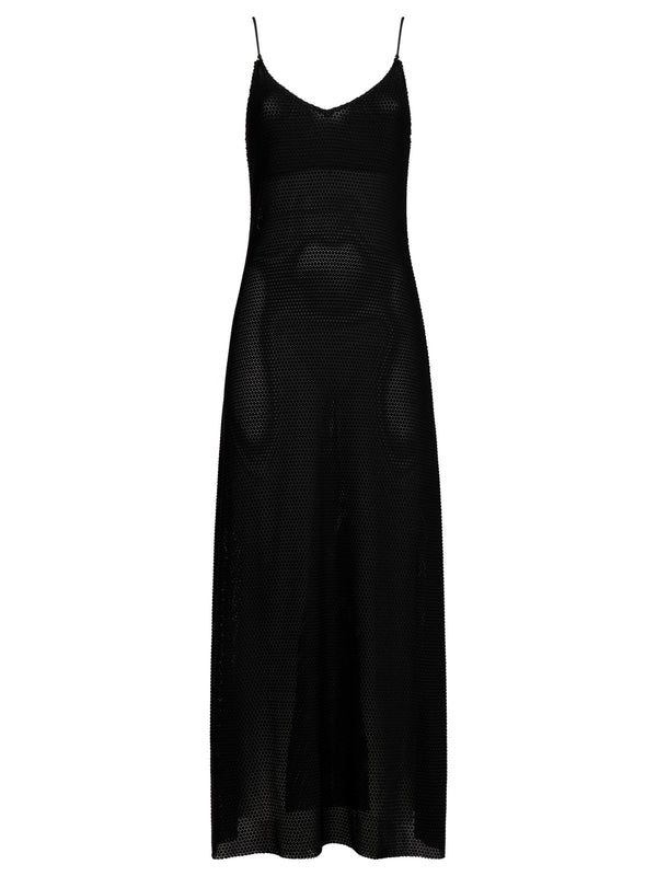Vestido Tubo Largo de Ganchillo