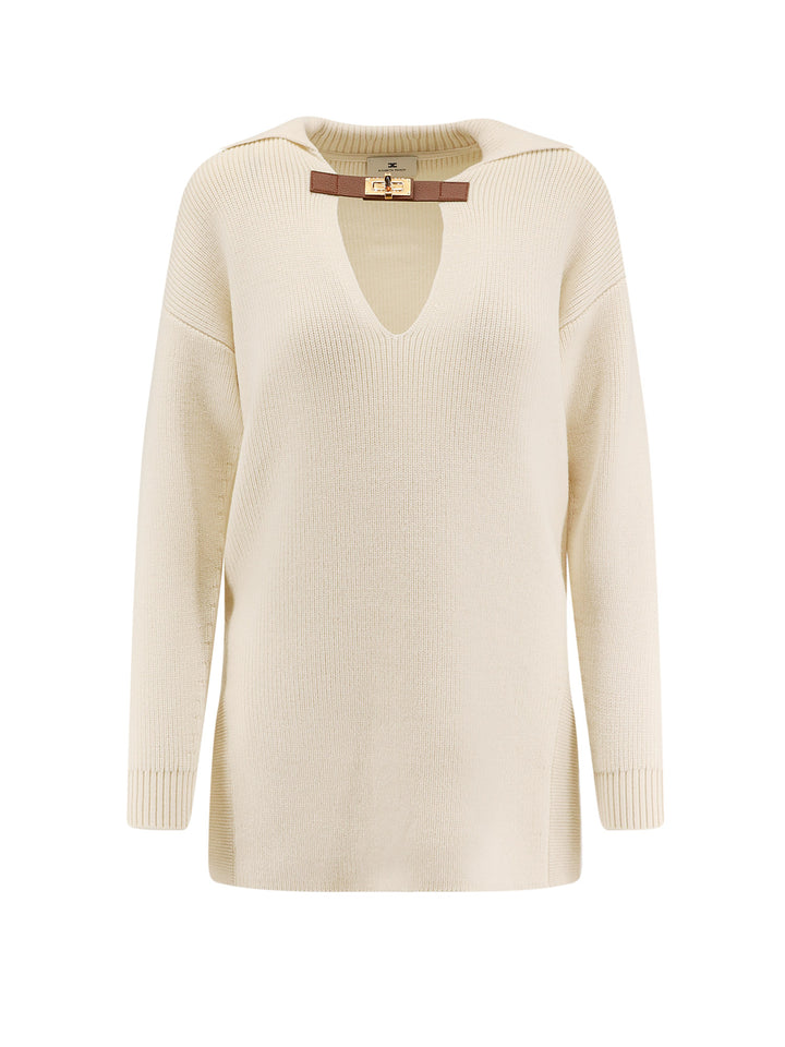 Elisabetta Franchi Sweaters - Milk | 810887e50484ee50412d3c73e77c2b3c9fc3e301