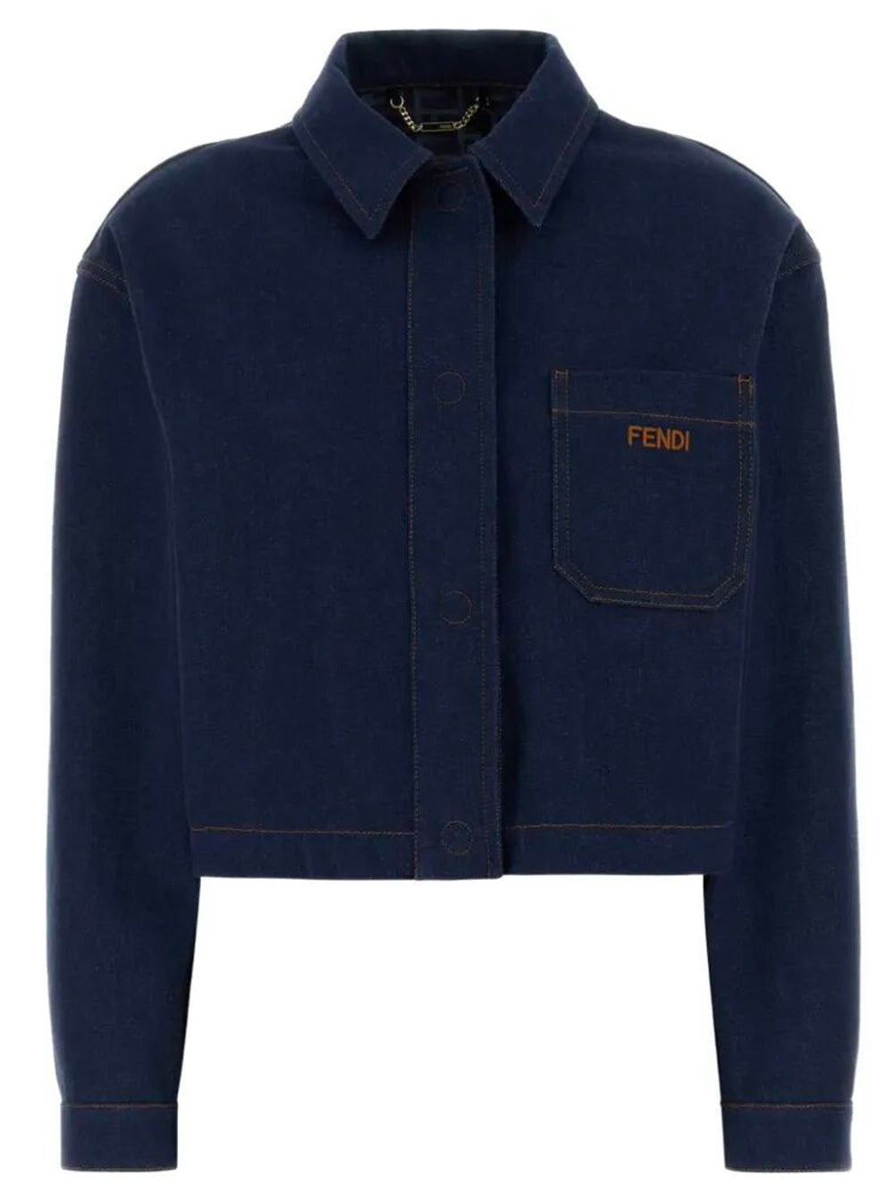 Fendi GIACCA - Blu | 121ac824d3a0f430826b2a71a204d9af4ddd0069