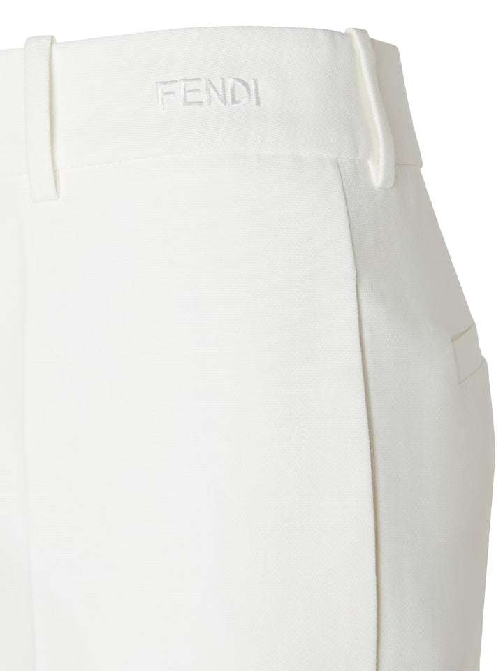Fendi Wide leg - Bianco | 021977b9ee96a7c609196e3140700e61540b742b