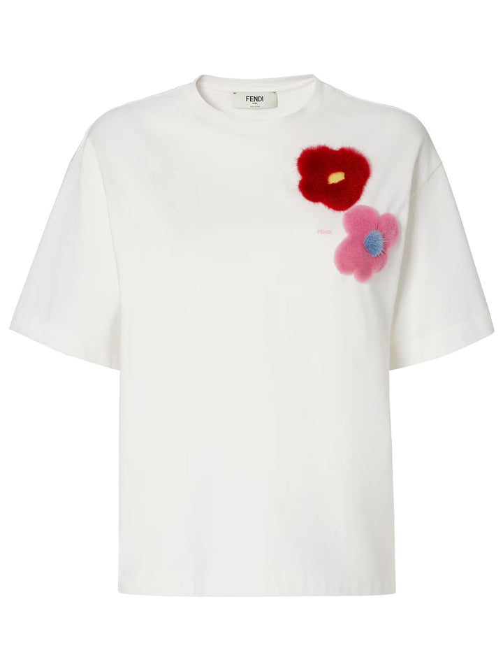 Fendi T-shirts - Bianco | 7bd6bde096195ef0186e46ff5e65b8dfa90c65e0