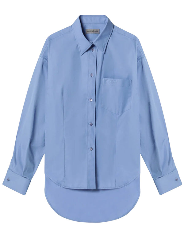 Camicia Classica Con Logo