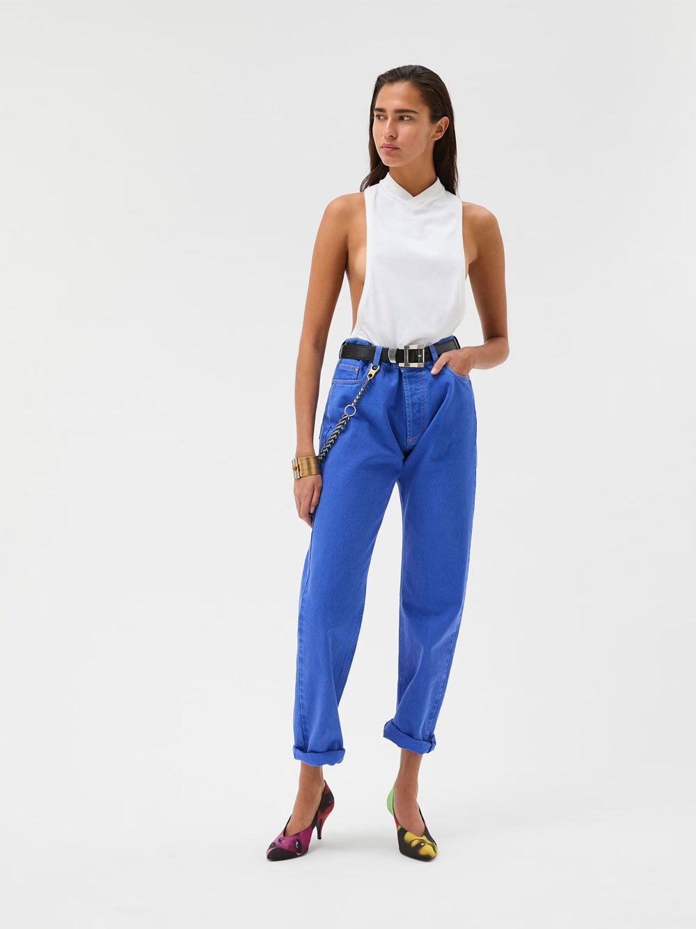 Versace Straight leg - Blu | aa5896bf09aaecf8132d4f23ce2b29545ea80c4a