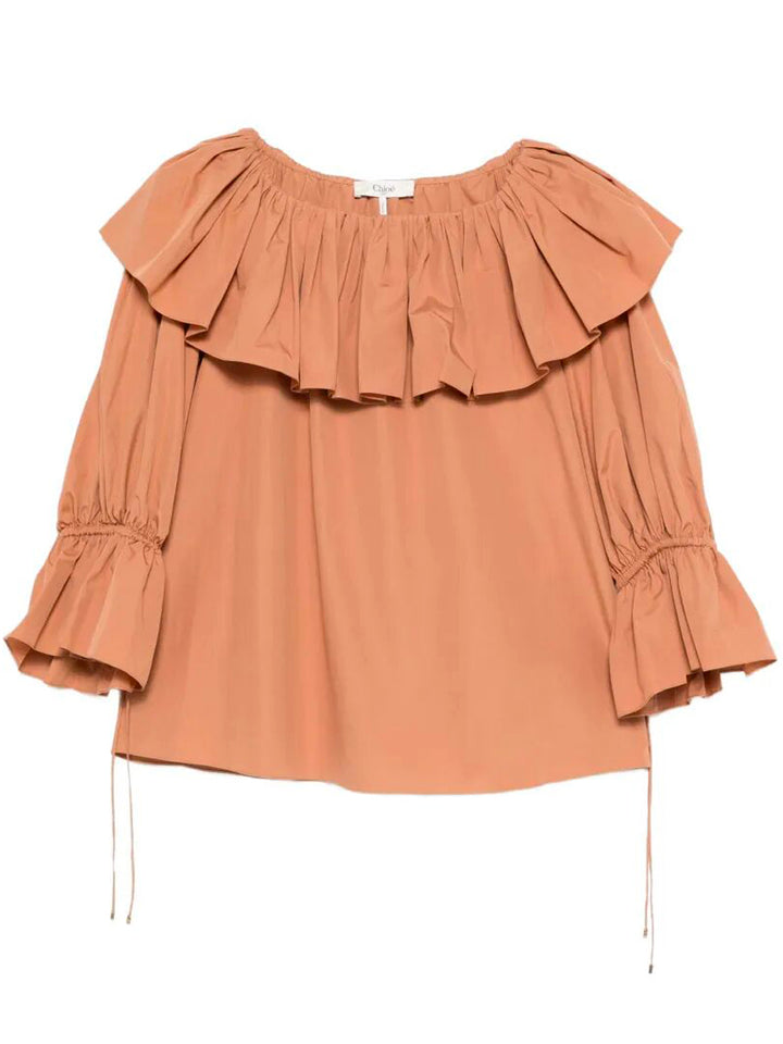 ChloÉ TOP - Marrone | a332956dc4b944b793f723c6a06a283484fcc2e4