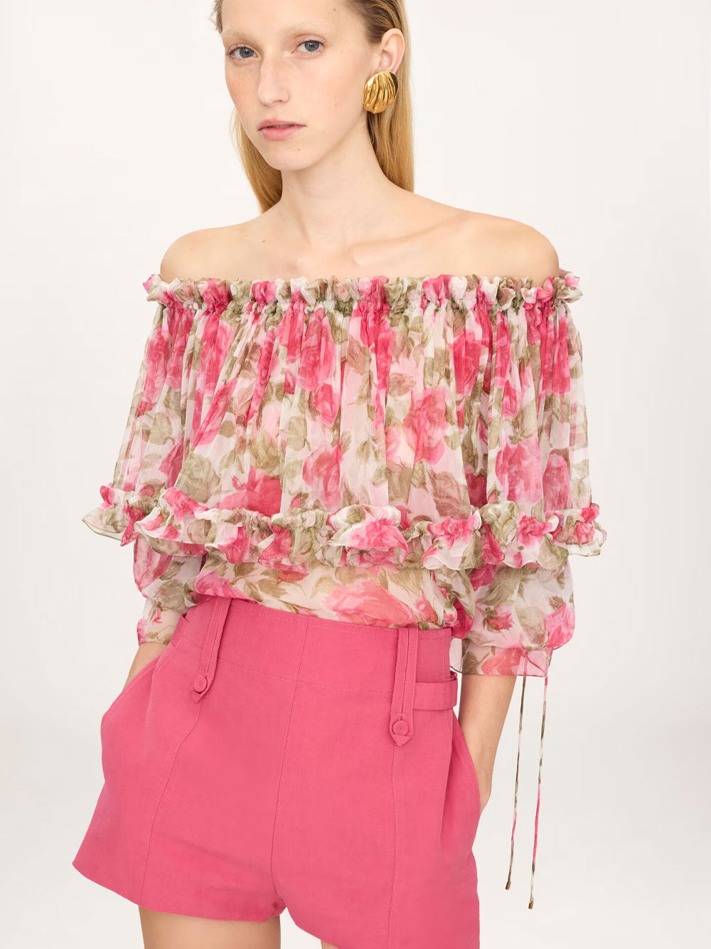 ChloÉ Top - Pink & Purple | 5ea95f577dd1182c8280fb56979cb1f55ffddf95