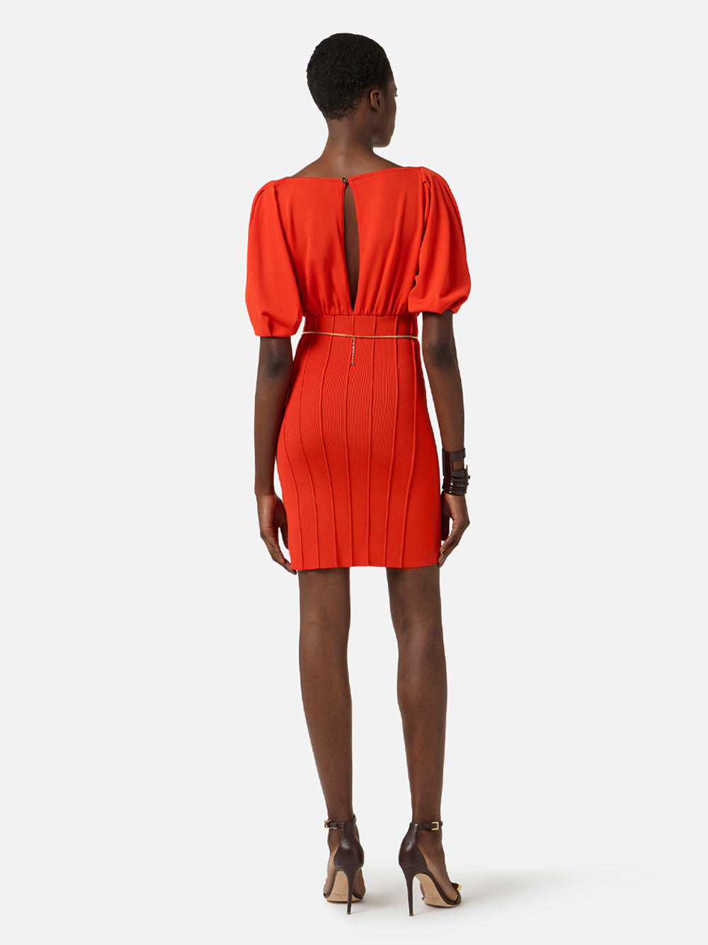 Elisabetta Franchi Mini dresses - Rosso | c41ade3c510eed0e2abe99a87fd21f845efbdb42