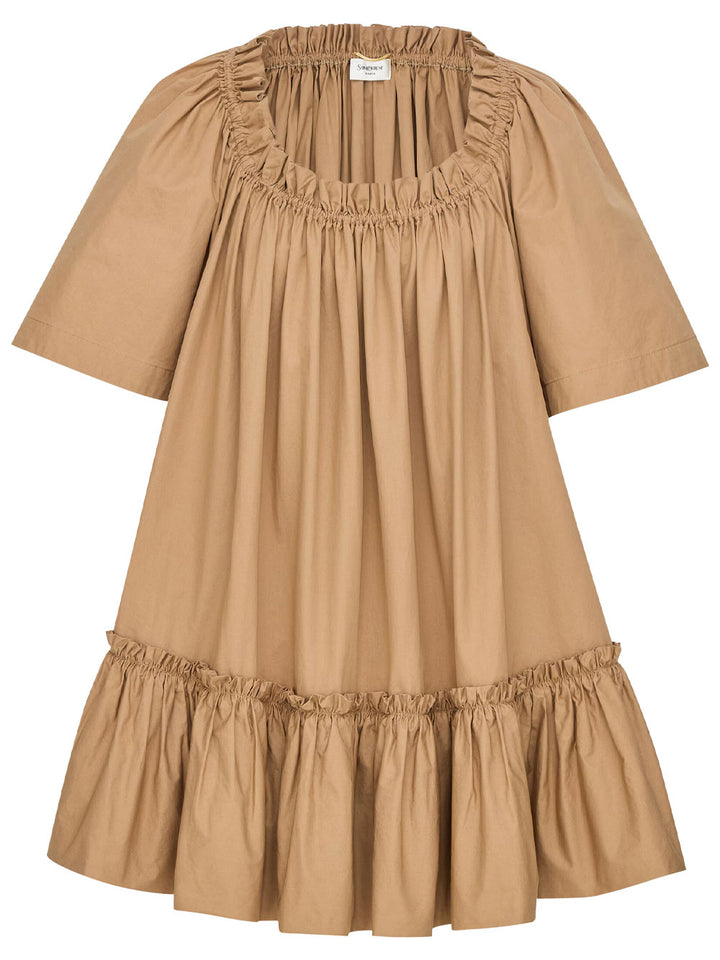 Saint Laurent Paris Mini dresses - Marrone | 3fb090ed0a0e36759ce9dcbc48f070a95defe3ec
