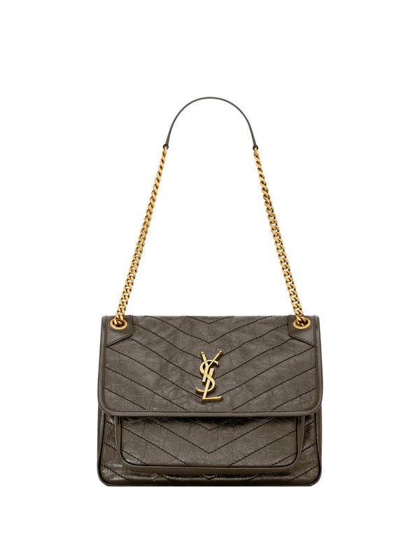 Borsa Morbida Niki Media In Pelle Vintage
