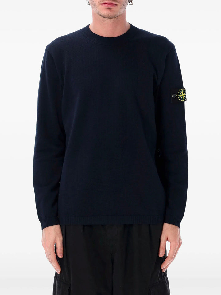 Stone Island Round neck - Blu | 76d6ced2d83f433d2135fd4dd7bf048bfc0d2864