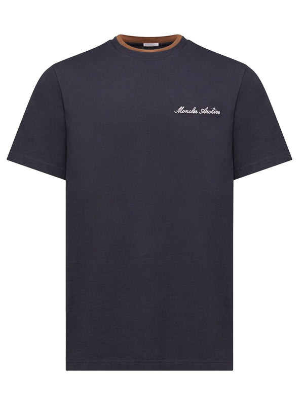 T-Shirt In Cotone Con Logo Ricamato