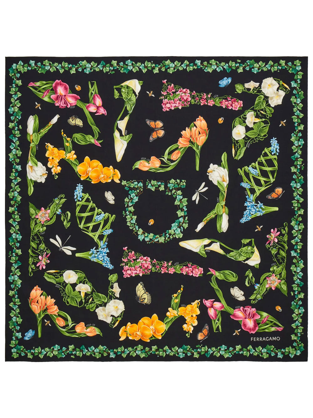 Ferragamo Foulards - Nero | 681c0f17faa3e3b9ec1a8b05dd7e54216e084f48