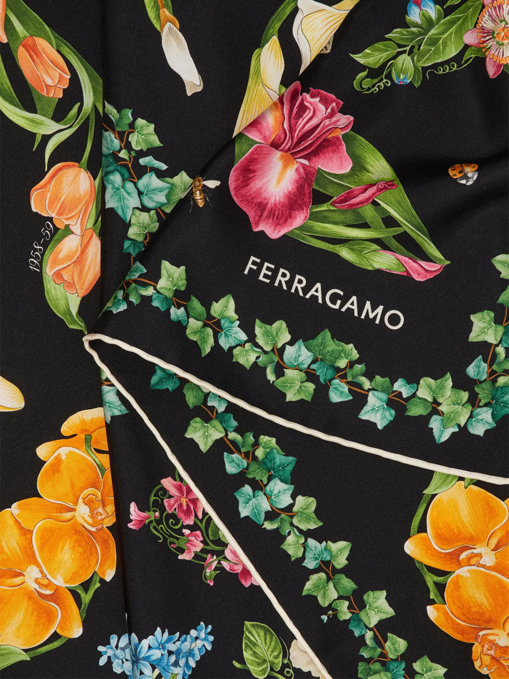 Ferragamo Foulards - Nero | 05f5cdd0e234307b182a8e15e3d0a53f878c8d1a