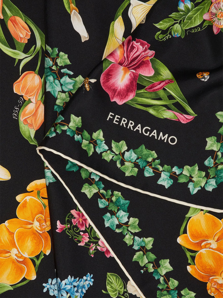 Ferragamo Foulards - Nero | 05f5cdd0e234307b182a8e15e3d0a53f878c8d1a