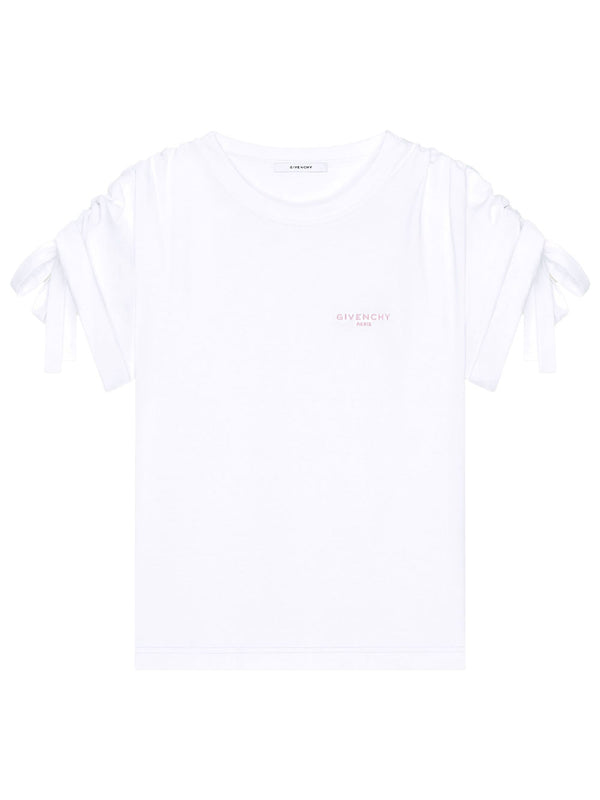 T-Shirt In Cotone Con Fiocchi