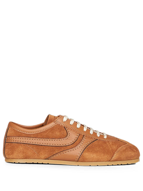 Sneakers In Pelle Scamosciata