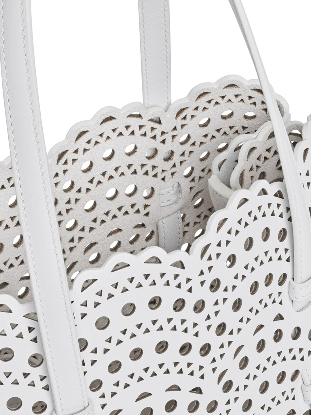 AlaÏA Handbag - Bianco | a3fd81fcd21d3783eb8317de949fc16850eafc57