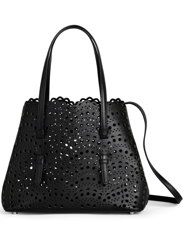 Borsa Mina 25 In Lussuosa Pelle Di Vitello Vienne A Onde