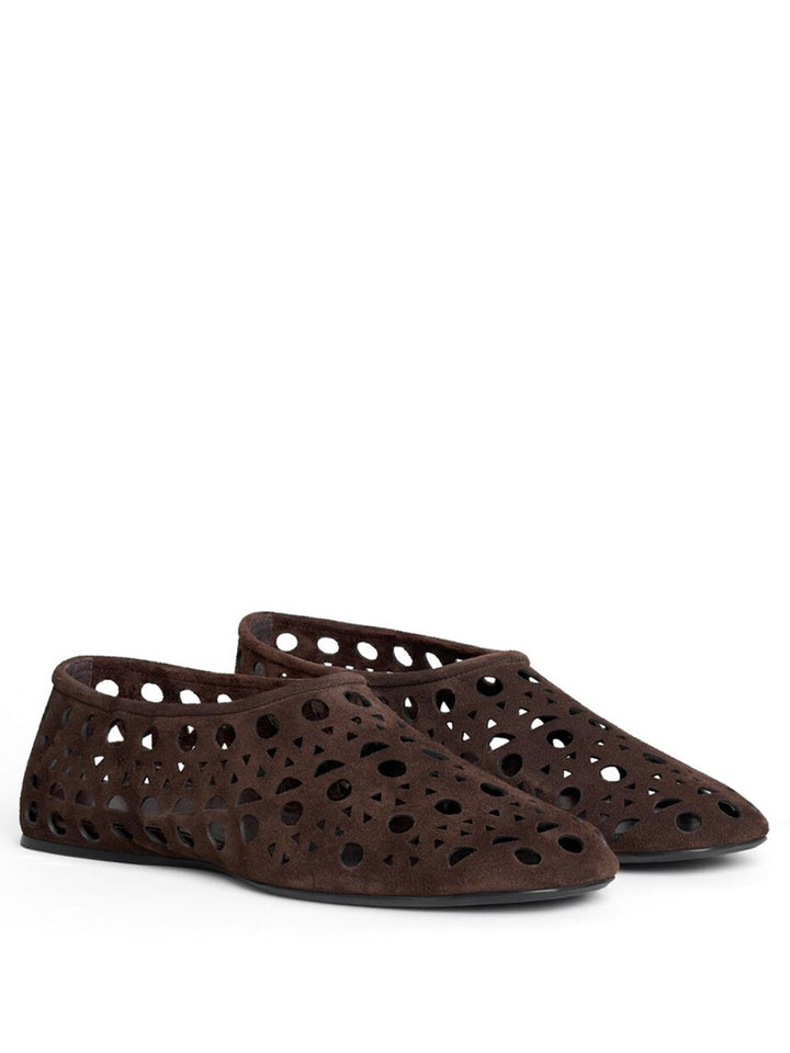 AlaÏA Ballerinas - Marrone | 0dd220e06193ebb9e4aa01fe603a8c521fe23e26