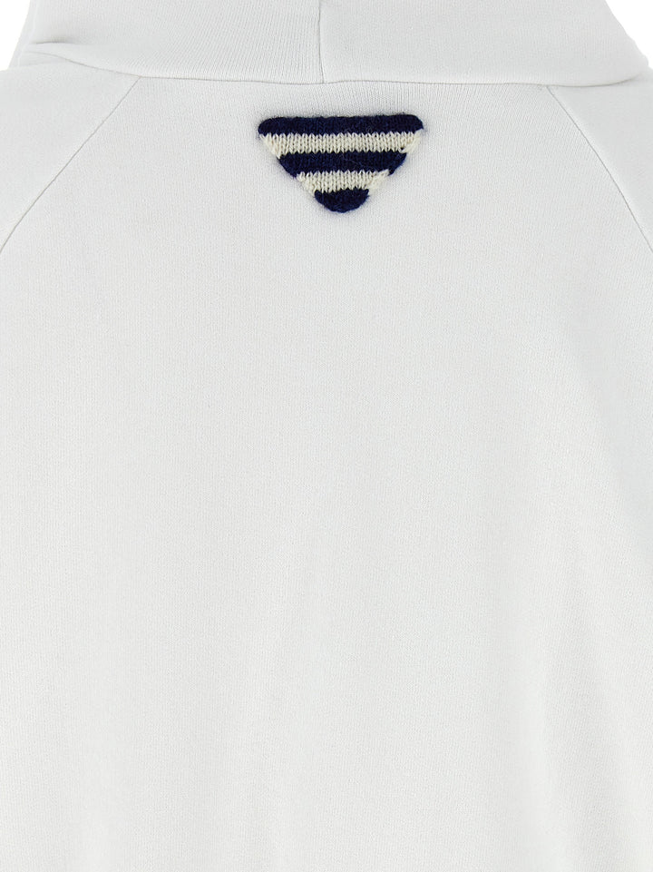 Prada Vintage Hoodie Felpe - Bianco | 91624433aaa03ff852523993df967ad8b0cdf203