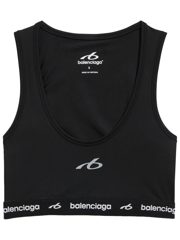 Canotta Reggiseno Techwear In Tessuto Tecnico