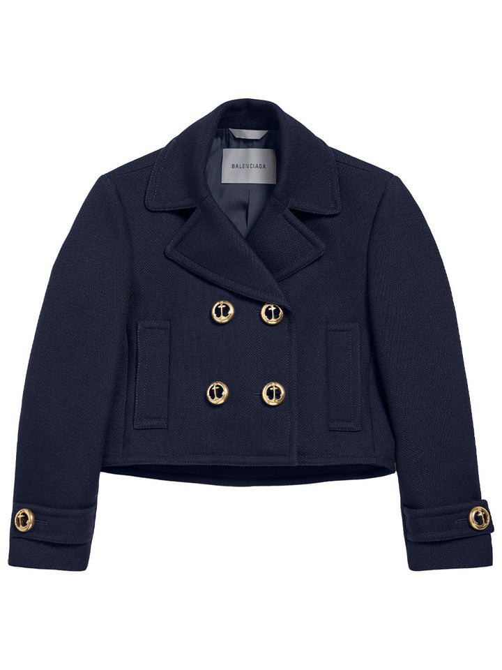 Balenciaga Double breasted & peacoat - Blu | 7fff1acc1268396a6012a0919ba68f460d9ac39a
