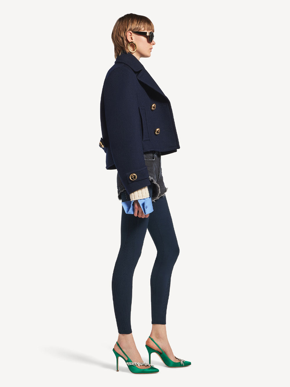 Balenciaga Double breasted & peacoat - Blu | cd3f31fa9076c23760c39216200f4c835450515e