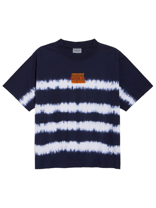 T-Shirt Taped And Dyed VestibilitÀ Media In Jersey Dry
