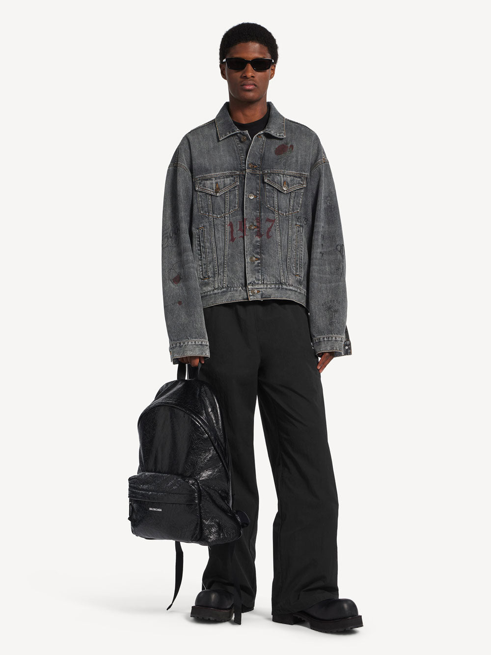 Balenciaga Zaini e Valigie - Nero | f3aa3adce35b2bd4fd21d246c23a18a9b2190e46
