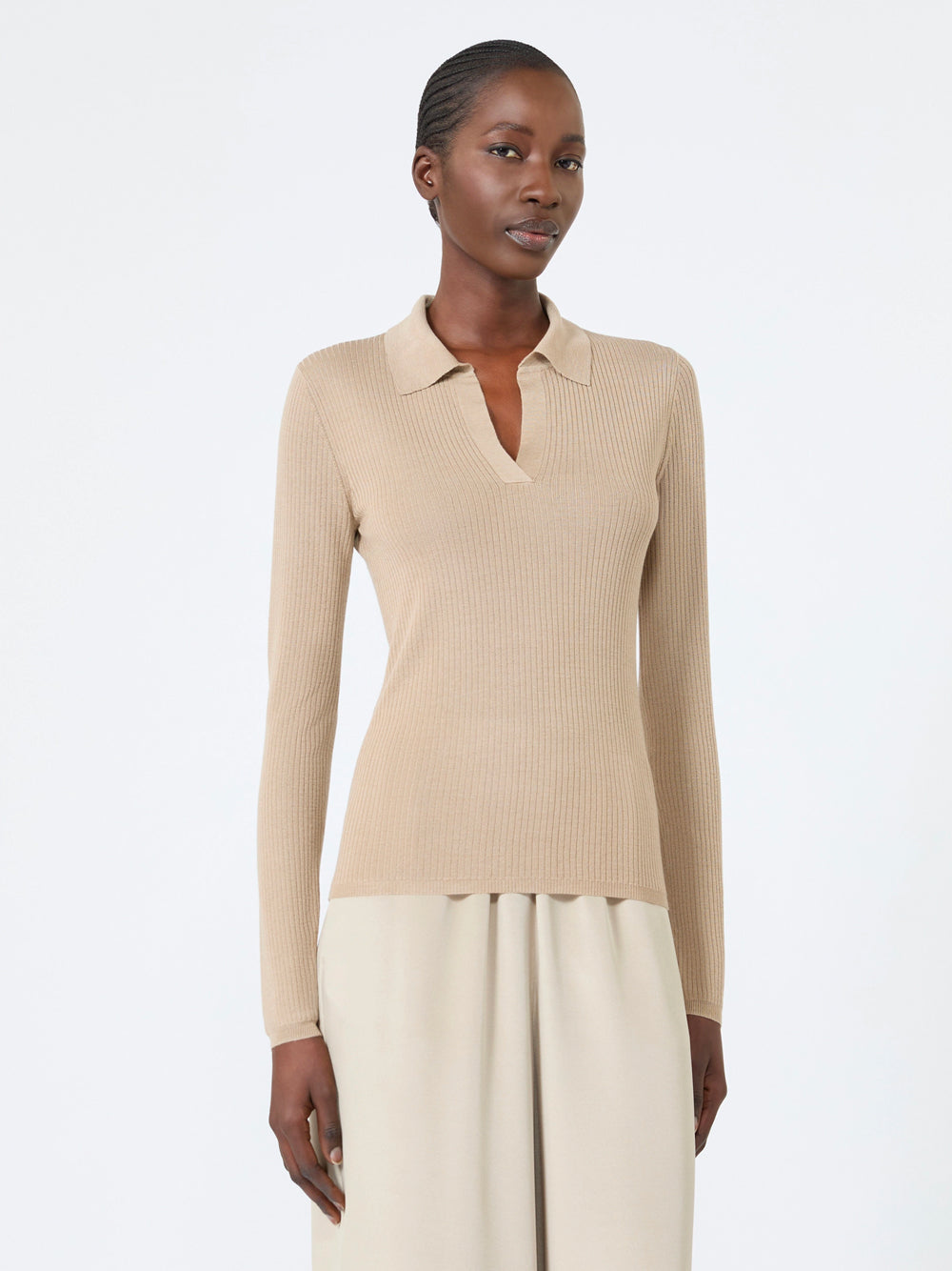 Maxmara Polo neck - Nude & Neutrals | aeb5cec4376ff5e9d88c837800fdd40a2957568e