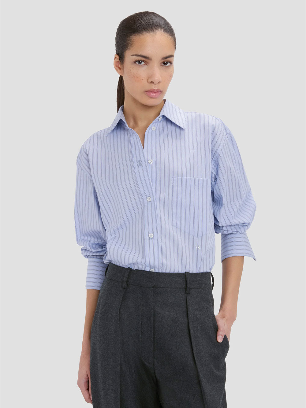 Victoria Beckham Striped - Blu | 99983b9ab8c76e6c0977887364546bdd3fd44c81