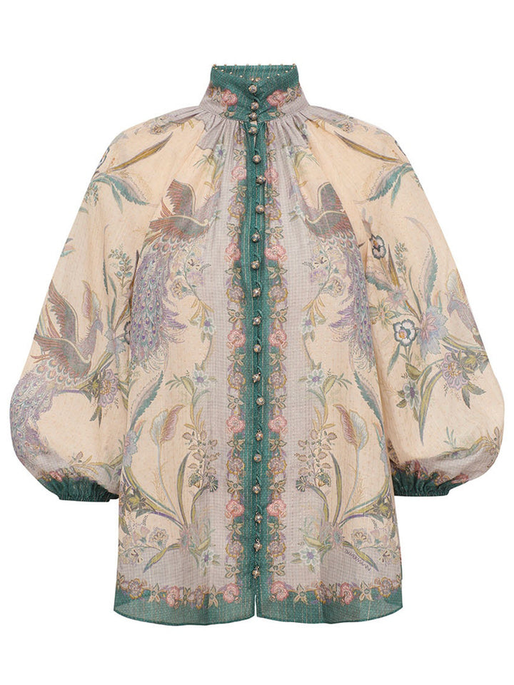Zimmermann Print - Nude & Neutrals | f9fbf3589609b69fcfa972517da4ed3281ec10b7