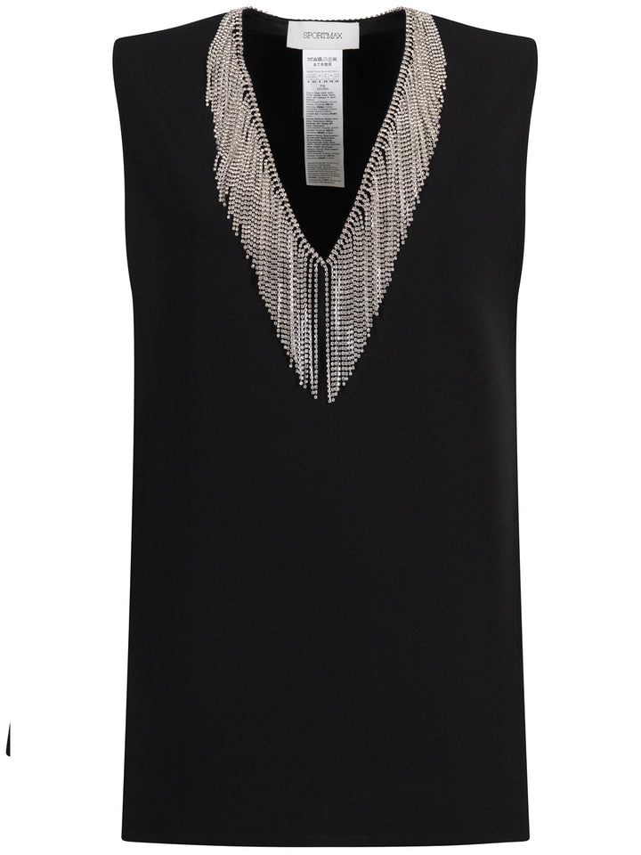 Sportmax Top - Nero | 1c741489a588f35cc7a5cc79c58bdf269a98b956