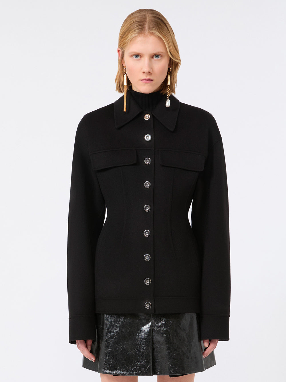 Sportmax GIACCA - Nero | e36c23b8c69ef9e1bdc947bb7c7a6a3c456e2c10