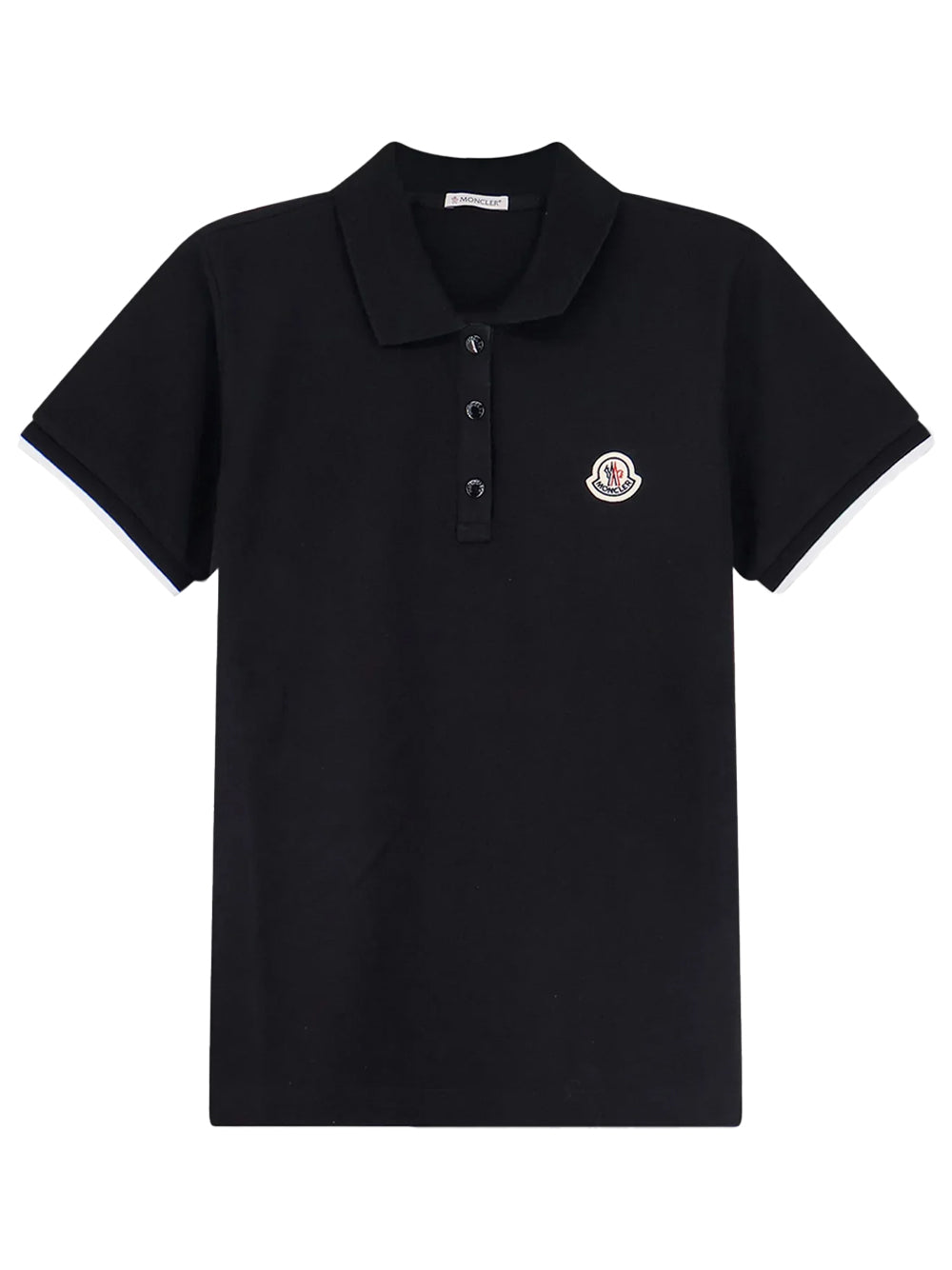 Moncler Polo - Nero | 8b43c9c75f0d04043c3c55f64eb02a2f945282bc