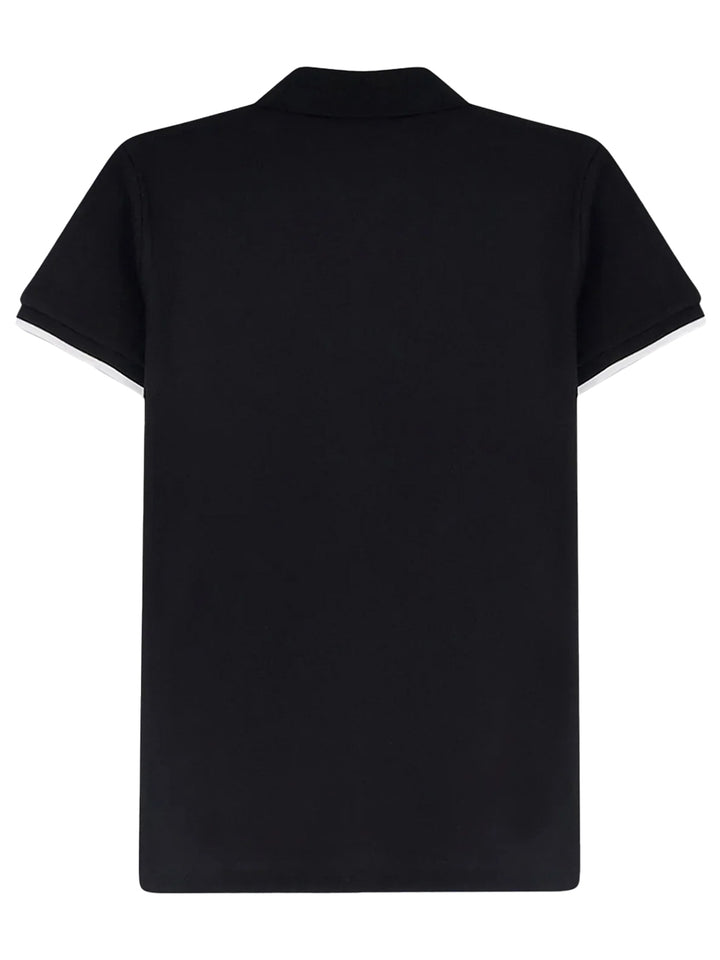 Moncler Polo - Nero | 7f42ccebdf4c7f1af1b19eda53497e21ba6fcd3d