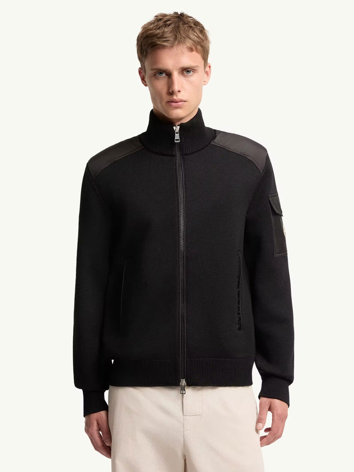 Moncler Cardigan - Nero | ca376395d2f66c95823080a9b51ed22f758873f3