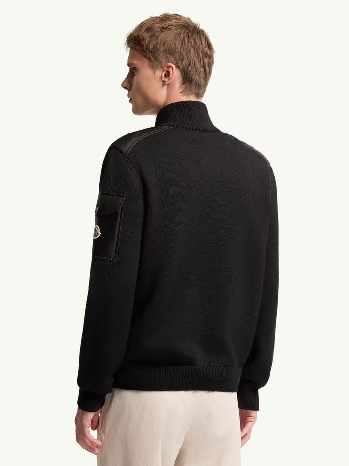Moncler Cardigan - Nero | ca12c1a8fa3ab121e162b52db71586baae242d19