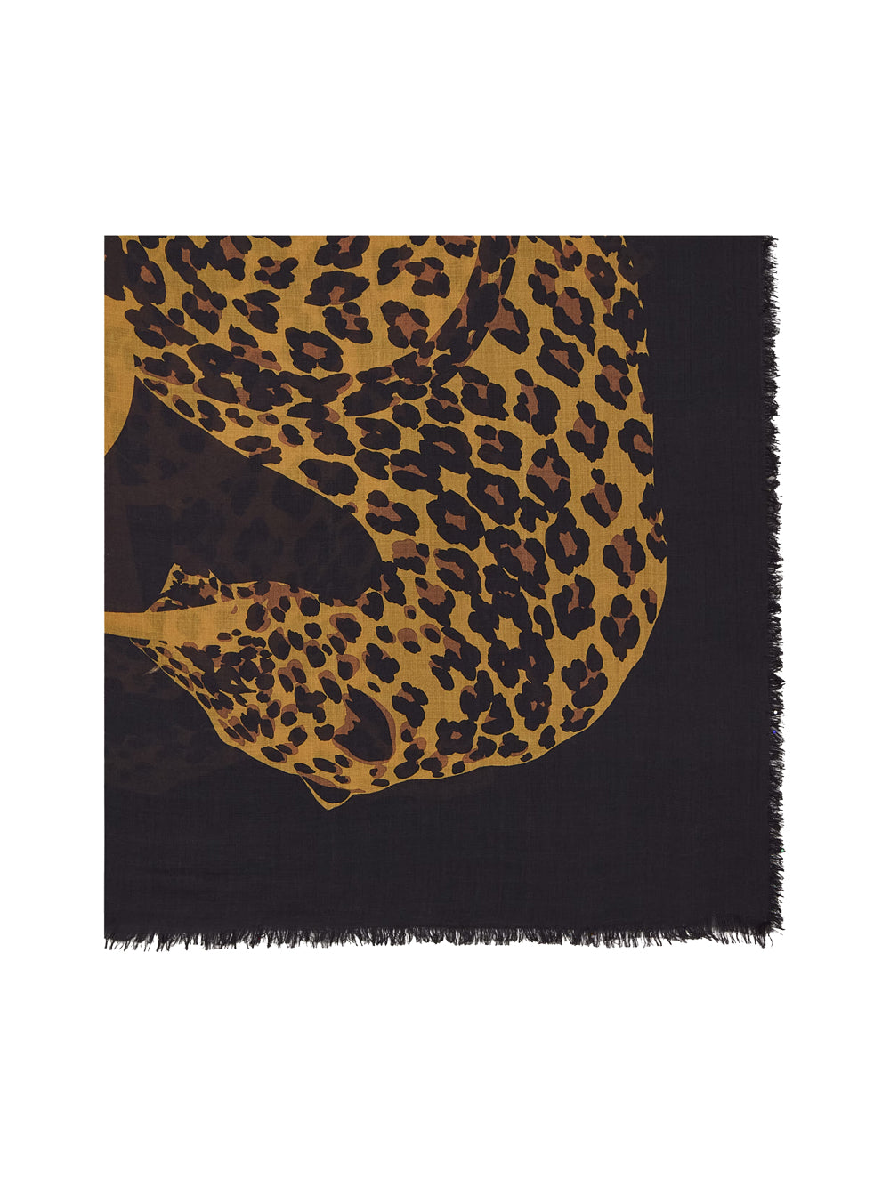 Saint Laurent Paris Scarves - Nero | 92f67c3f6702cef1023cc25ee12ddd9c5f42f5f1