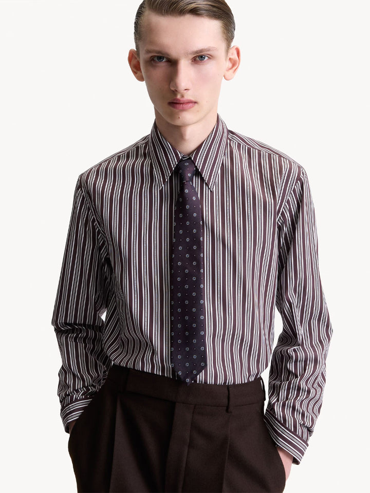 Saint Laurent Paris Ties - Rosso | 36e291f4a7f3d932c09567dd194999b349c76624