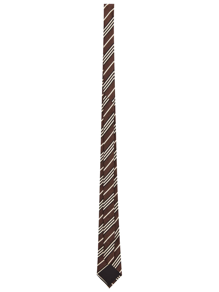 Saint Laurent Paris Ties - Marrone | ca532d97ef10c32377ec897fec1448e48c84f79e