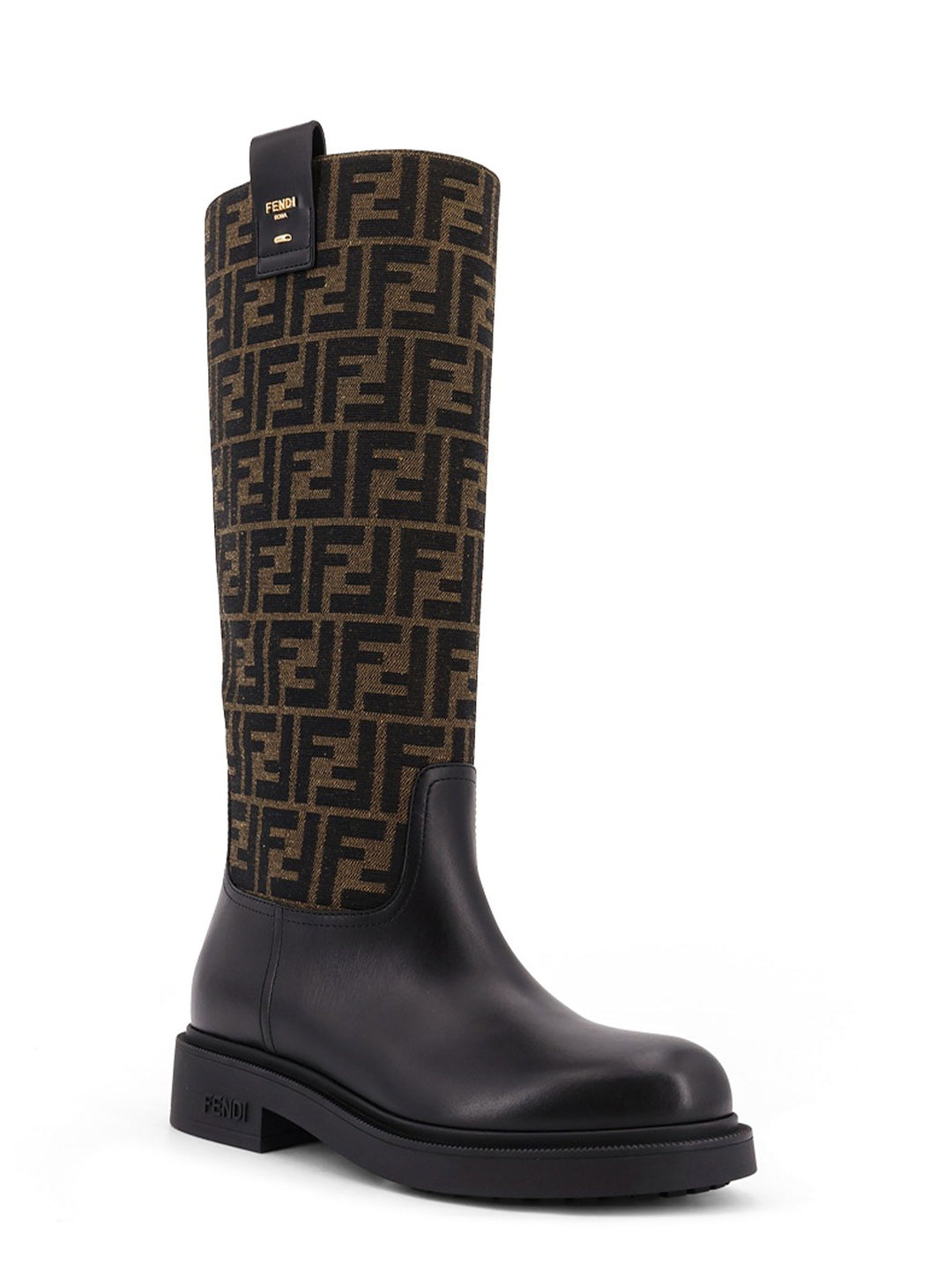 Fendi Boots - NERO+TABACCO NERO | d51ed331dc3221ad54a06e1054249b0075742e76