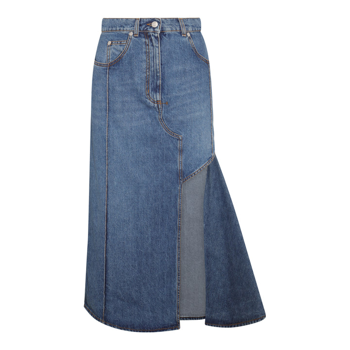 Alexander Mcqueen Skirts - BLUE STONE WASH | 442e6eb12b01fdd9edfca325b84775883a6a9933
