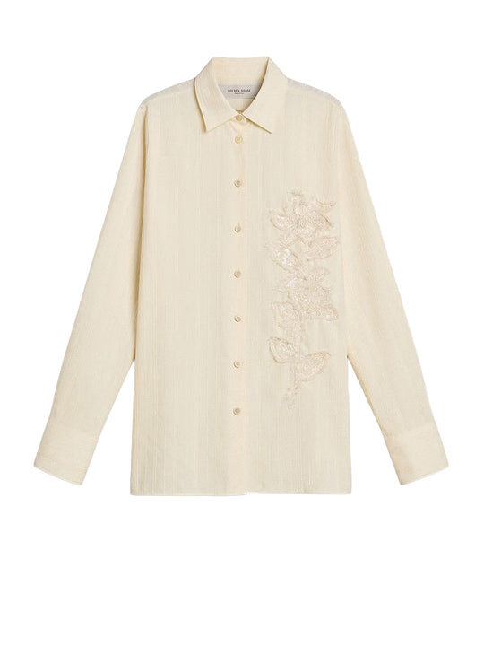 Cotton Shirt With Sequins